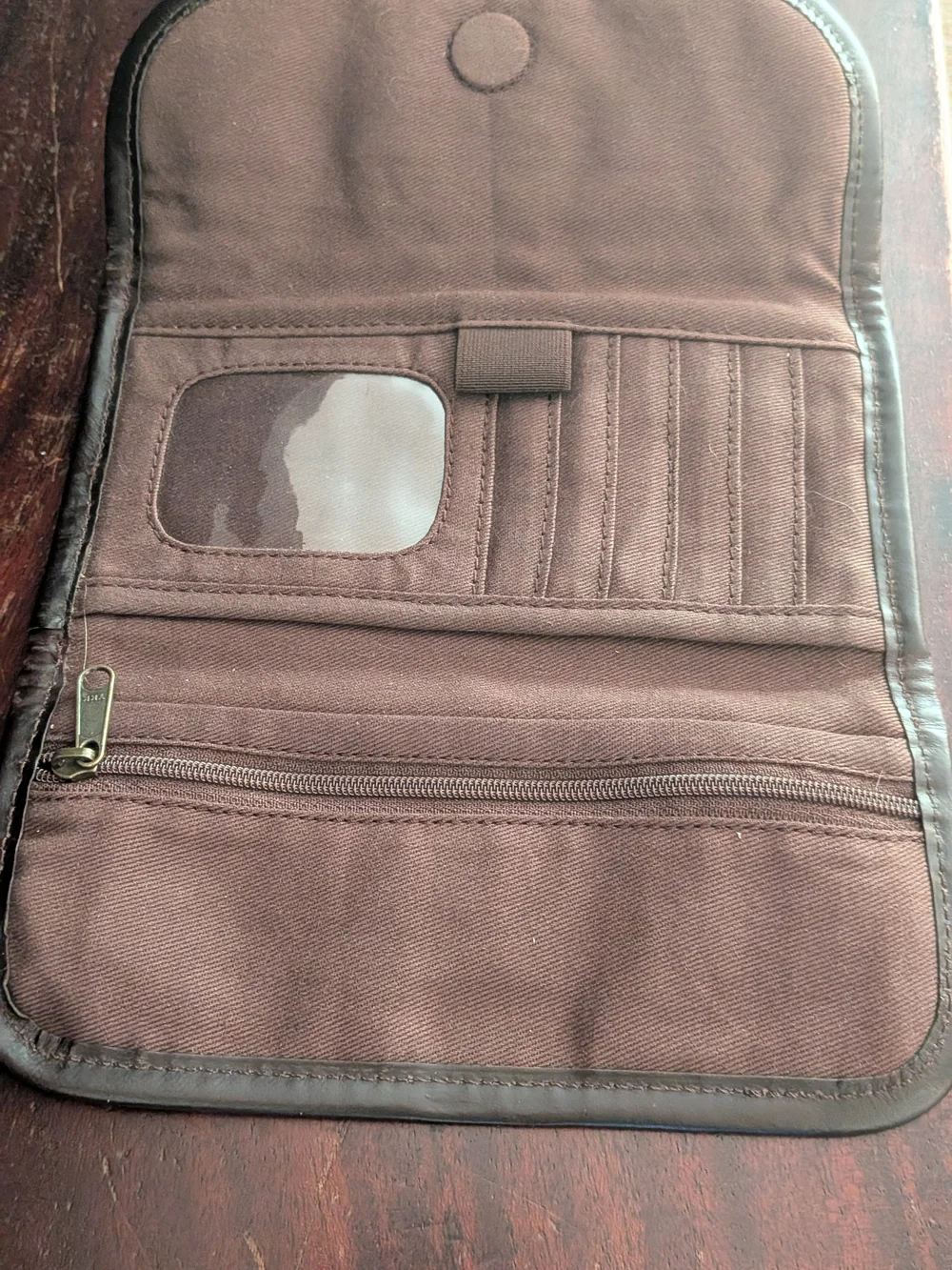 Duluth Trading Co. Canvas & Leather Travel Wallet / EDC Organizer